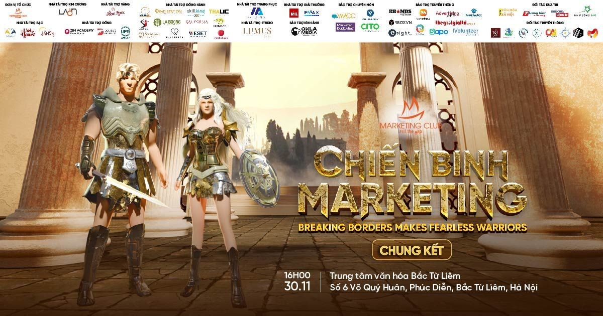 Chính thức mở đơn đăng ký tham dự Chung kết cuộc thi Chiến Binh Marketing