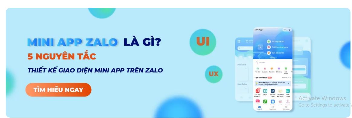 mini app zalo là gì? hướng dẫn tự tạo mini app zalo trong 2 phút